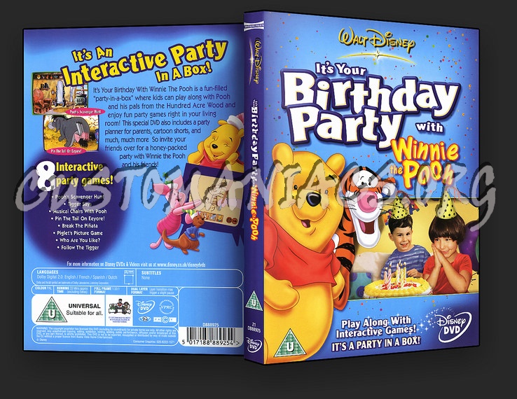 It's your Birthday Party with Winnie the Pooh - Interactive dvd cover