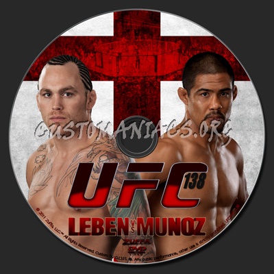 UFC 138 Leben vs Munoz dvd label