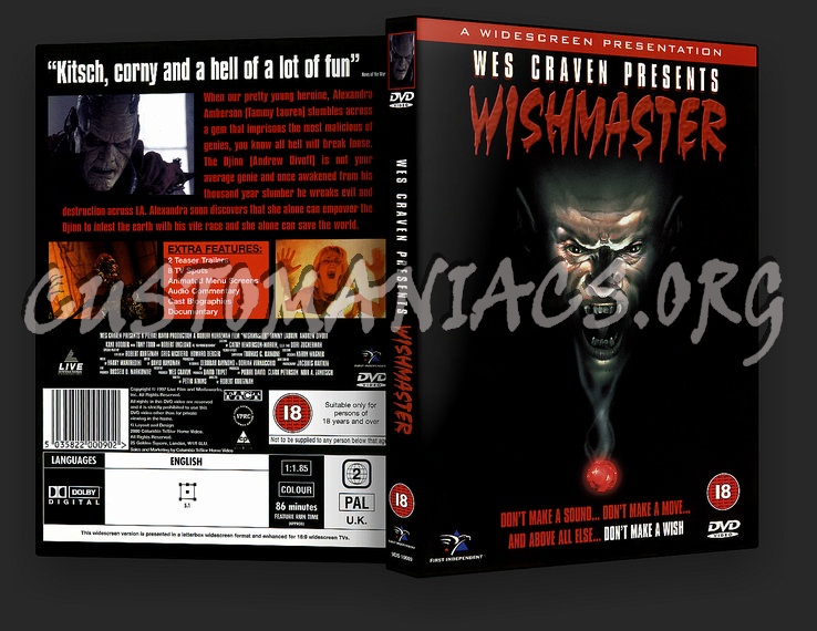 Wishmaster dvd cover