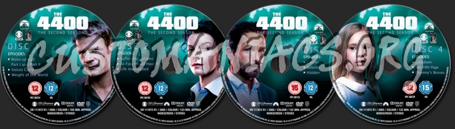 The 4400 Complete Series 2 dvd label