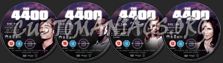 The 4400 Complete Series 3 dvd label