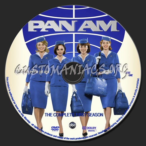 Pan Am Season 1 dvd label