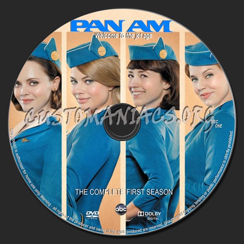 Pan Am Season 1 dvd label