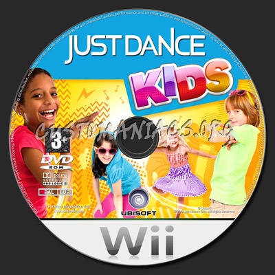 Just Dance Kids dvd label