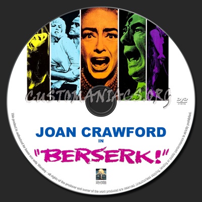 Berserk! dvd label