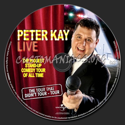 Peter Kay Live - The Tour That Didn't Tour Tour dvd label