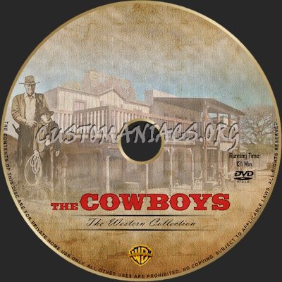 The Cowboys dvd label