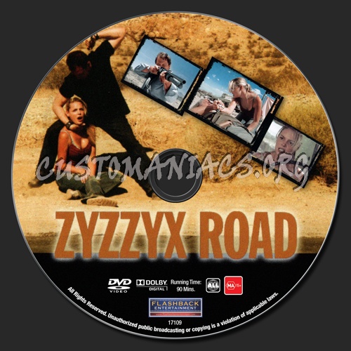 ZYZZYX Road dvd label