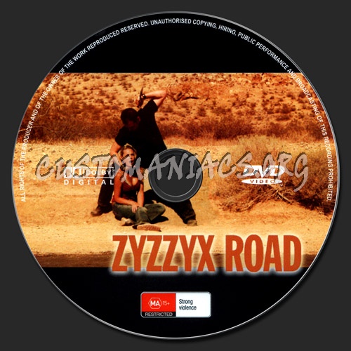 Zyzzyx Road dvd label