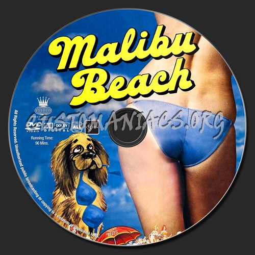 Malibu Beach dvd label