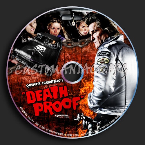 Death Proof dvd label