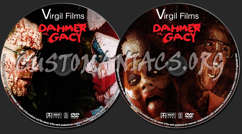 Dahmer vs Gacy dvd label