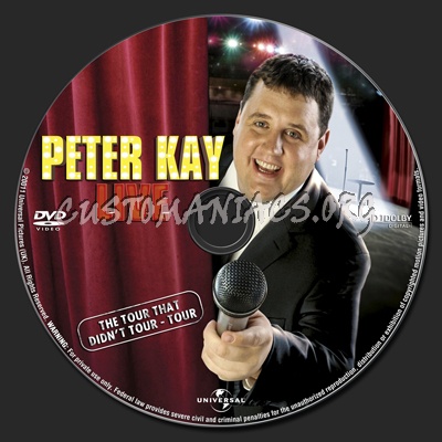 Peter Kay Live - The Tour That Didn't Tour Tour dvd label