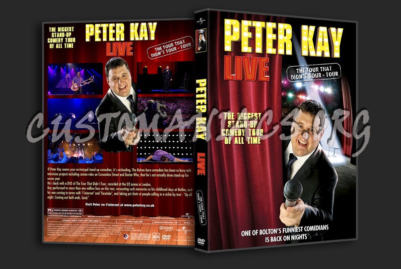 Peter Kay Live - The Tour That Didn't Tour Tour dvd cover