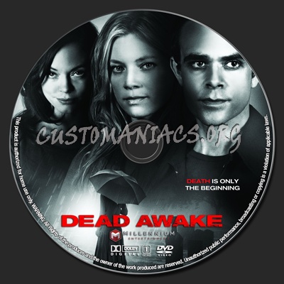 Dead Awake dvd label