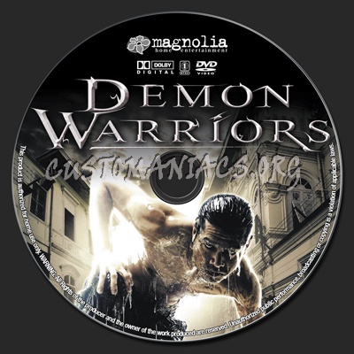 Demon Warriors dvd label