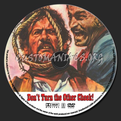 Don't Turn The Other Cheek dvd label