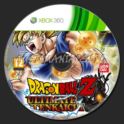 Dragon Ball Z Ultimate Tenkaichi dvd label