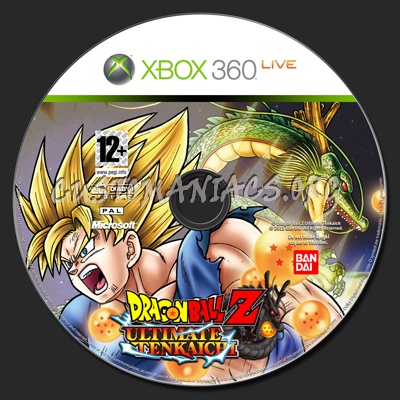 Dragon Ball Z Ultimate Tenkaichi dvd label