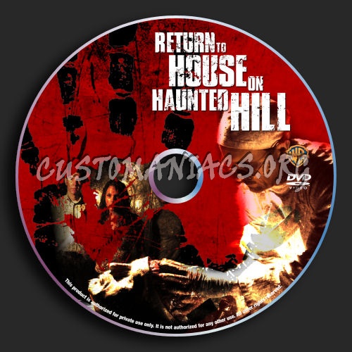 Return To House On Haunted Hill dvd label