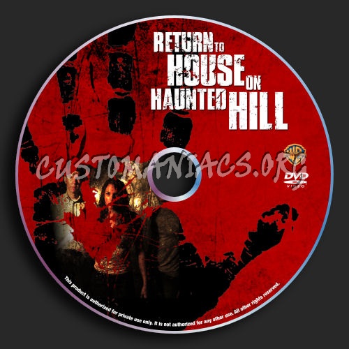 Return To House On Haunted Hill dvd label