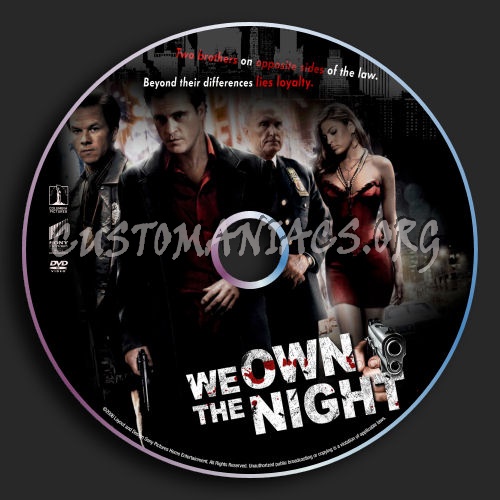 We Own The Night dvd label