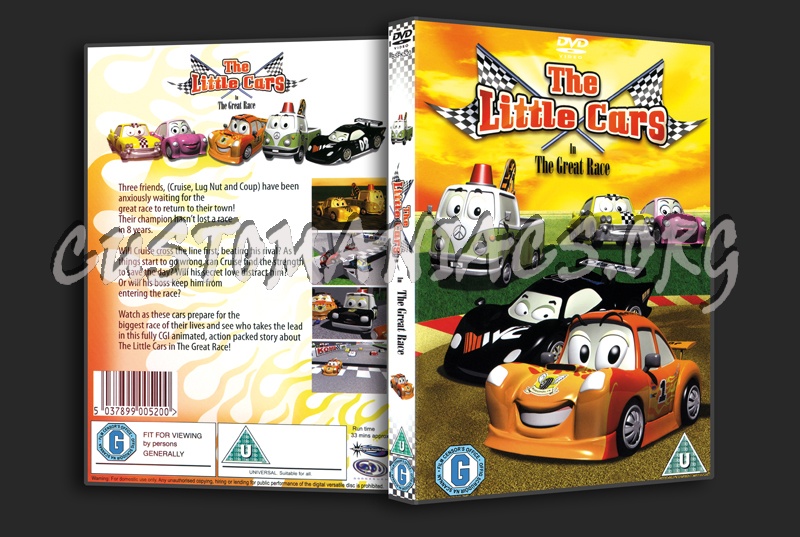 The Little Cars In the great race dvd cover