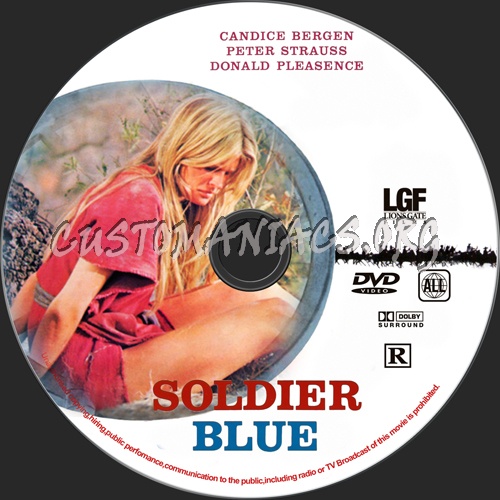 Soldier Blue dvd label