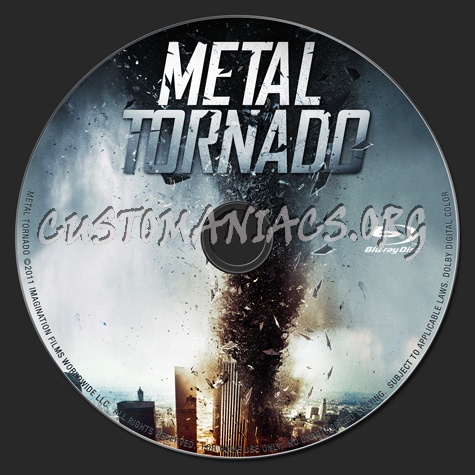 Metal Tornado blu-ray label