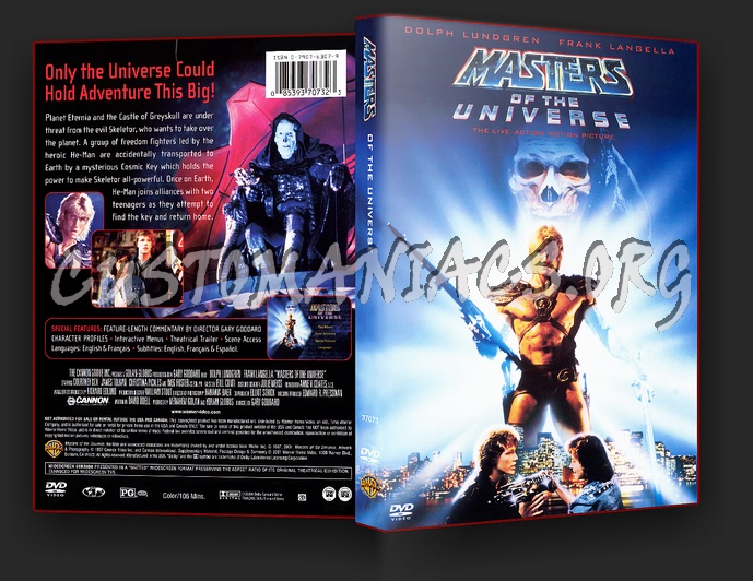 Masters of the Universe dvd cover