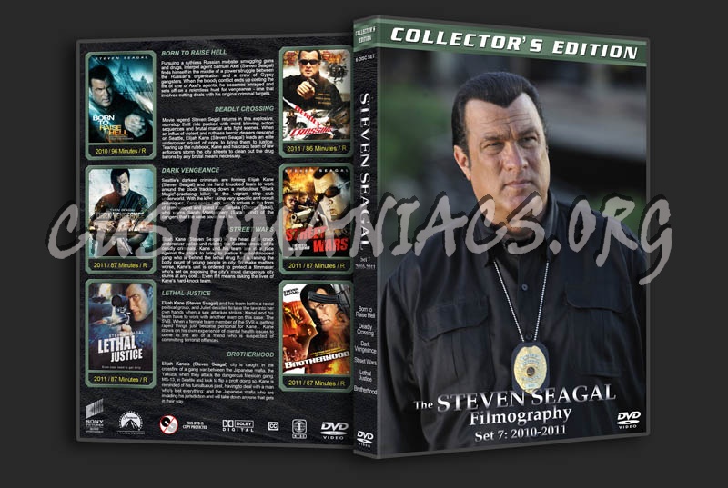 The Steven Seagal Filmography - Set 7: 2010-2011 dvd cover