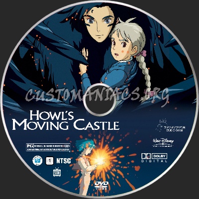 Howl's Moving Castle dvd label
