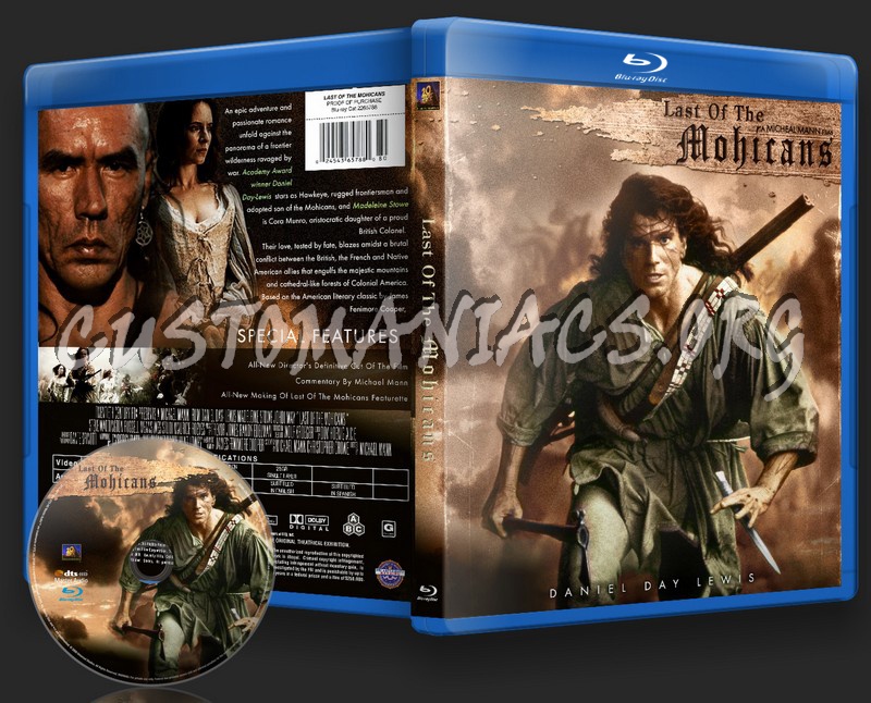 The Last of the Mohicans blu-ray cover