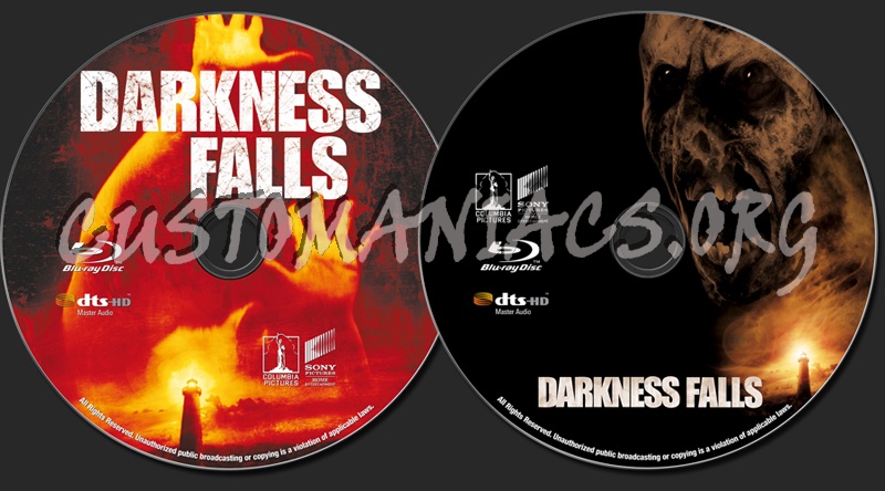 Darkness Falls blu-ray label