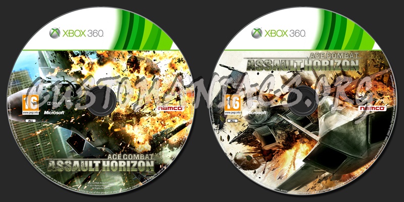 Ace Combat Assault Horizon dvd label