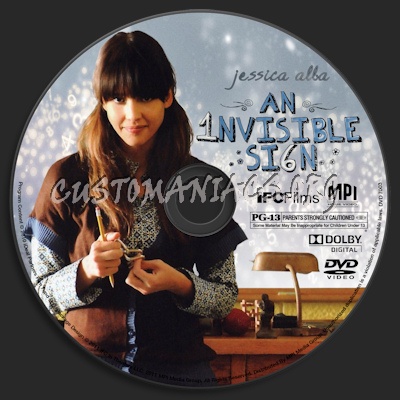 An Invisible Sign dvd label