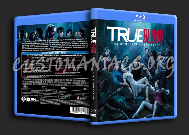 True Blood Season 3 blu-ray cover
