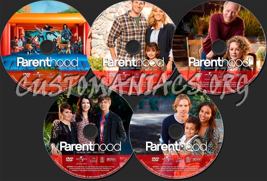 Parenthood Season 2 dvd label