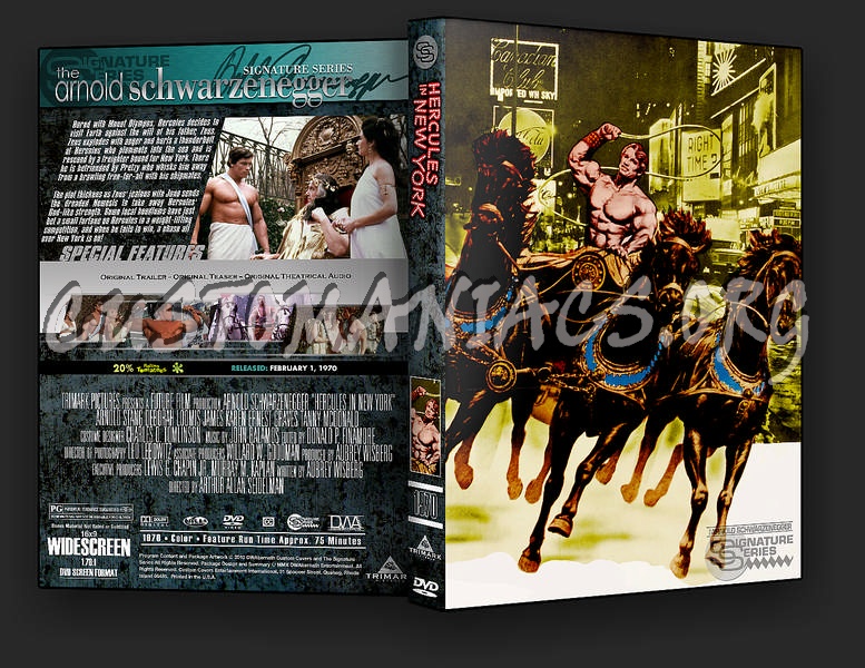 Hercules in New York dvd cover