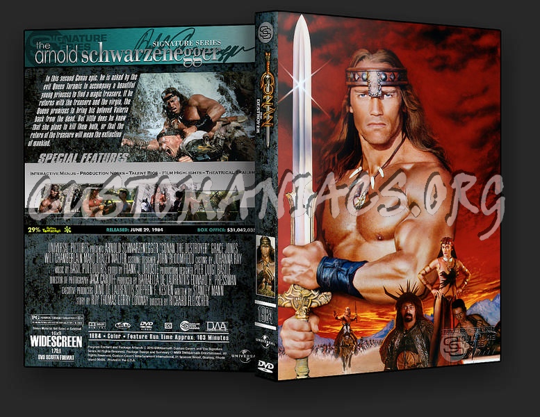 Conan the Destroyer dvd cover