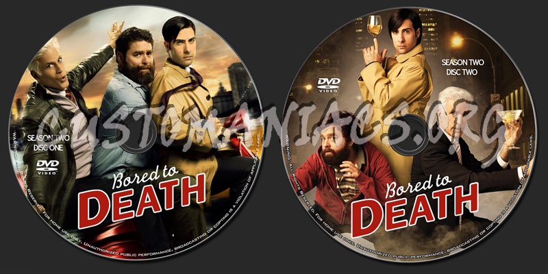 Bored to Death - Season 2 dvd label