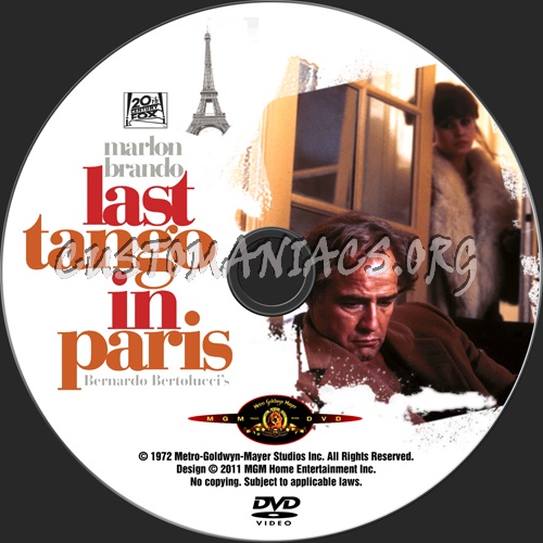 Last Tango in Paris dvd label