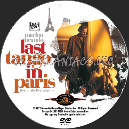 Last Tango in Paris dvd label