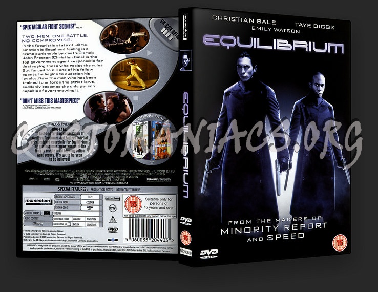 Equilibrium dvd cover