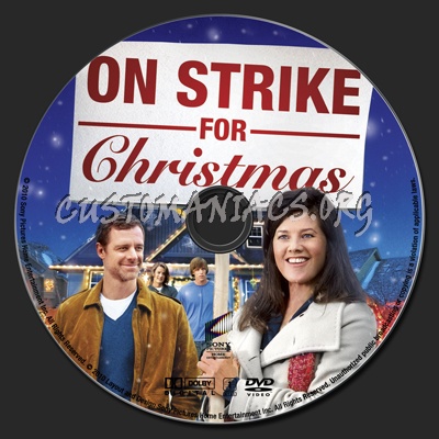 On Strike For Christmas dvd label
