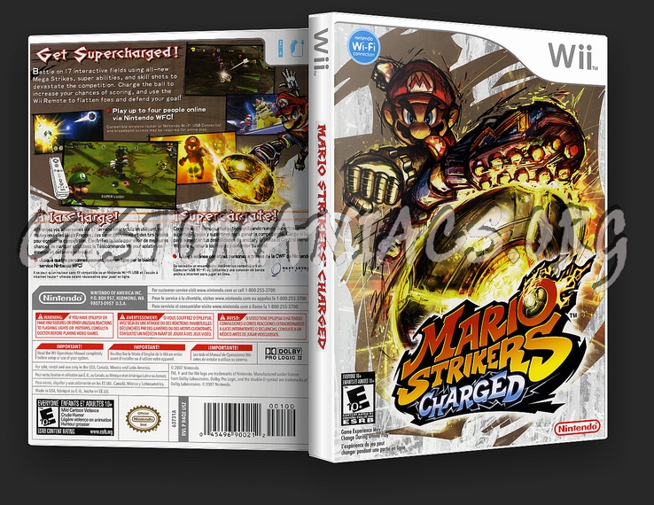 Mario Strikers dvd cover