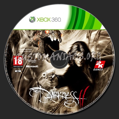The Darkness II dvd label