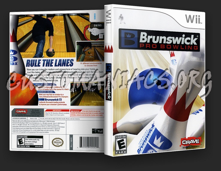 Brunswick Pro Bowling dvd cover