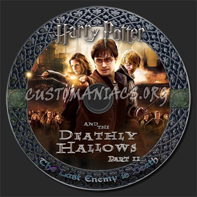 Harry Potter and the Deathly Hallows Part 2 dvd label