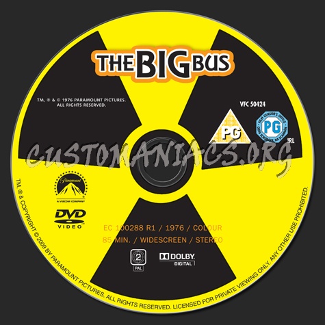 The Big Bus dvd label